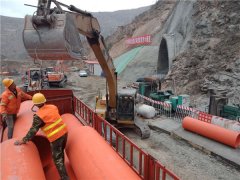 甘肅路橋承建隧道超高分子逃生管案例圖 甘肅路橋承建隧道超高分子逃生管案例圖